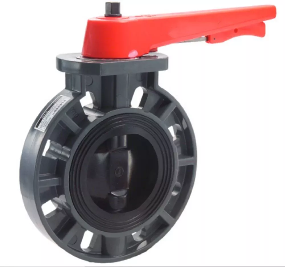 Legend Valve 201-268 PVC Butterfly Valve U-PVC 6" in S-650 - 150 PSI W.O.G. 73°F